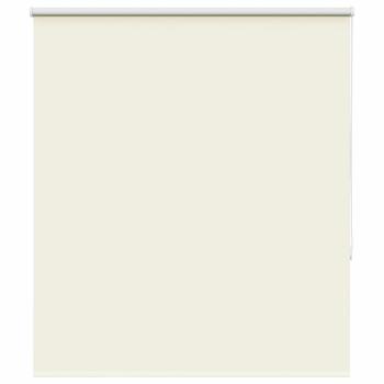ARDEBO.de - Verdunkelungsrollo Cremeweiß 125x150cm Stoffbreite 121,6cm
