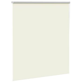Verdunkelungsrollo Cremeweiß 125x150cm Stoffbreite 121,6cm
