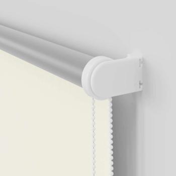 Verdunkelungsrollo Cremeweiß 125x150cm Stoffbreite 121,6cm