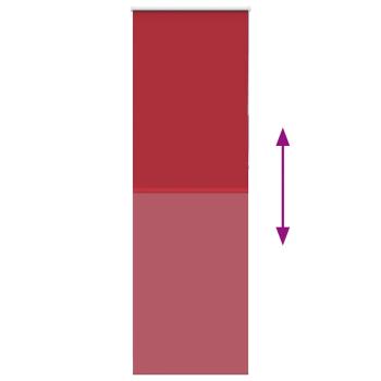 Verdunkelungsrollo Rot 85x210 cm Stoffbreite 80,7 cm Polyester