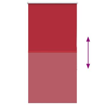 Verdunkelungsrollo Rot 85x150 cm Stoffbreite 80,7 cm Polyester