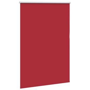 Verdunkelungsrollo Rot 110x130cm Stoffbreite 105,7cm Polyester