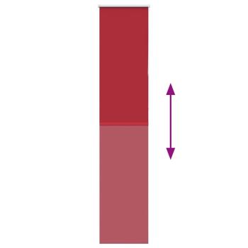 Verdunkelungsrollo Rot 45x210 cm Stoffbreite 40,7 cm Polyester