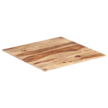 Tischplatte Massivholz Palisander 15-16 mm 70×70 cm