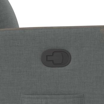 Relaxsessel Dunkelgrau Stoff