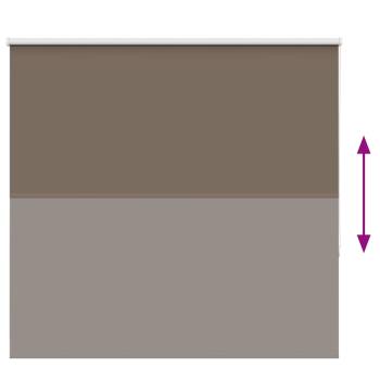 Verdunkelungsrollo Kaffeebraun 165x150 cm Stoffbreite 161,6 cm