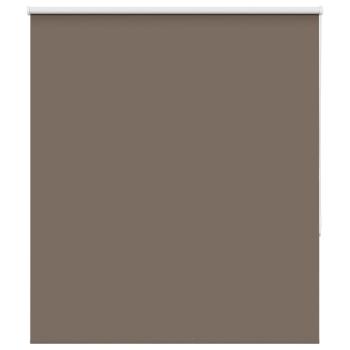 Verdunkelungsrollo Kaffeebraun 130x130cm Stoffbreite 126,6cm