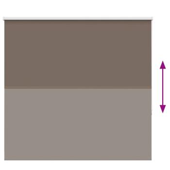 Verdunkelungsrollo Kaffeebraun 160x130cm Stoffbreite 156,6cm