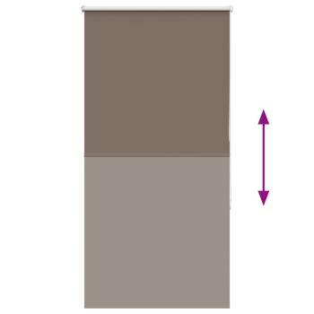 Verdunkelungsrollo Kaffeebraun 75x130cm Stoffbreite 70,7 cm