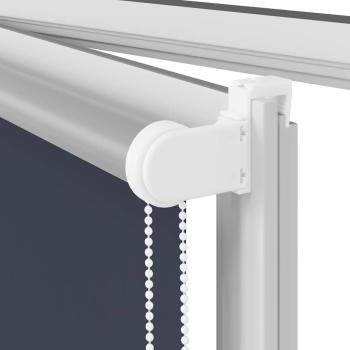 Verdunkelungsrollo Marineblau 140x230 cm Stoffbreite 136,6 cm