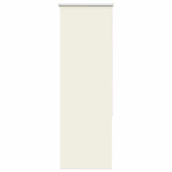 Verdunkelungsrollo Cremeweiß 50x150cm Stoffbreite 45,7 cm