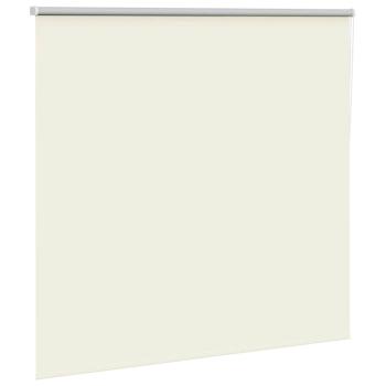 Verdunkelungsrollo Cremeweiß 155x150cm Stoffbreite 151,6cm
