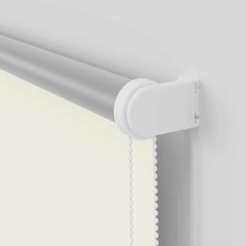 Verdunkelungsrollo Cremeweiß 120x175cm Stoffbreite 116,6cm