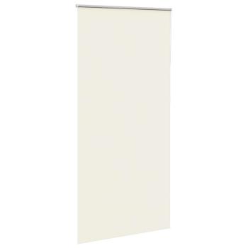 Verdunkelungsrollo Cremeweiß 115x210cm Stoffbreite 110,7cm