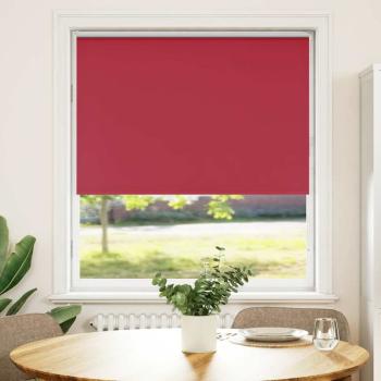 ARDEBO.de - Verdunkelungsrollo Rot 115x130cm Stoffbreite 110,7cm Polyester