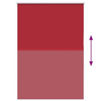 Verdunkelungsrollo Rot 115x130cm Stoffbreite 110,7cm Polyester