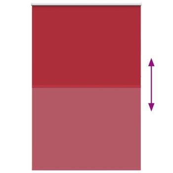 Verdunkelungsrollo Rot 145x210cm Stoffbreite 141,6cm Polyester