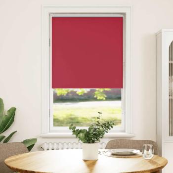 ARDEBO.de - Verdunkelungsrollo Rot 80x150 cm Stoffbreite 75,7 cm Polyester