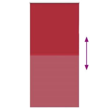 Verdunkelungsrollo Rot 100x210cm Stoffbreite 95,7 cm Polyester