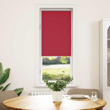 ARDEBO.de - Verdunkelungsrollo Rot 55x175 cm Stoffbreite 50,7 cm Polyester