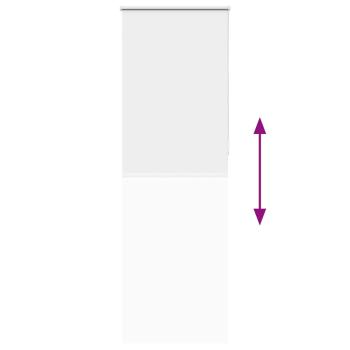 Verdunkelungsrollo Weiß 70x230cm Stoffbreite 65,7 cm Polyester
