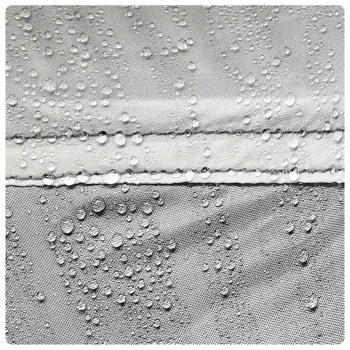 Poolzelt mit abnehmbarem Überzelt Netzwänden Grau 512x458cm