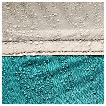 Poolzelt mit abnehmbarem Überzelt Netzwänden Meergrün 612x612cm