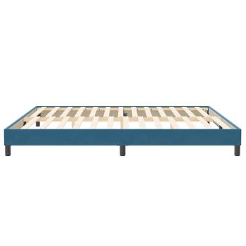 ARDEBO.de - Boxspringbett ohne Matratze Dunkelblau 200x210 cm Samt