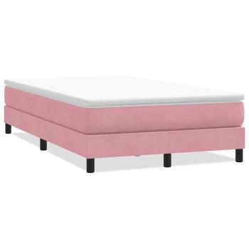 Boxspringbett ohne Matratze Rosa 120x220 cm Samt