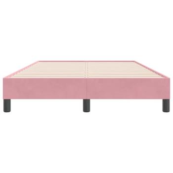 Boxspringbett ohne Matratze Rosa 120x220 cm Samt