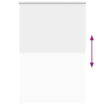 Verdunkelungsrollo Weiß 160x210cm Stoffbreite 156,6cm Polyester
