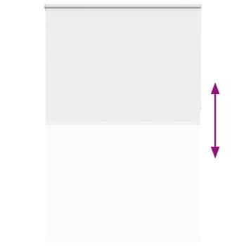 Verdunkelungsrollo Weiß 160x230cm Stoffbreite 156,6cm Polyester