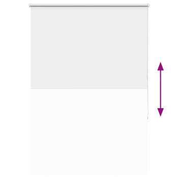 Verdunkelungsrollo Weiß 115x150cm Stoffbreite 110,7cm Polyester