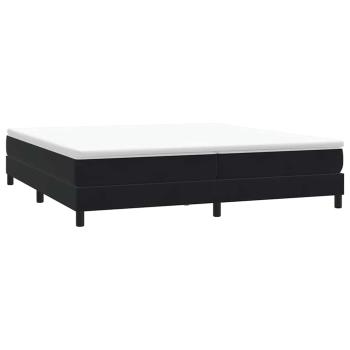 Boxspringbett ohne Matratze Schwarz 200x220 cm Samt