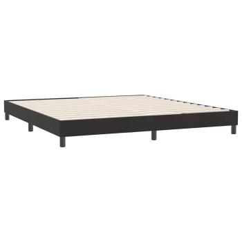 Boxspringbett ohne Matratze Schwarz 180x220 cm Samt