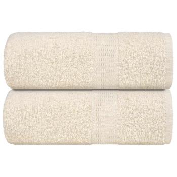 Waschtücher FROGN 2 Stk. Creme 30x30 cm 360 g/m²