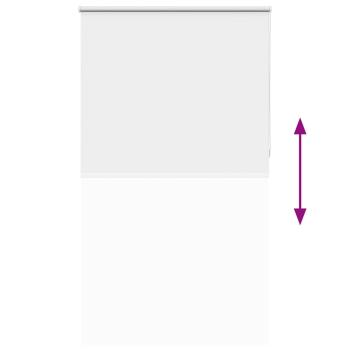 Verdunkelungsrollo Weiß 125x210 cm Stoffbreite 121,6 cm