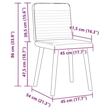 Esszimmerstühle 4 Stk. Jeansblau Stoff