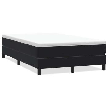 Boxspringbett ohne Matratze Schwarz 120x220 cm Samt
