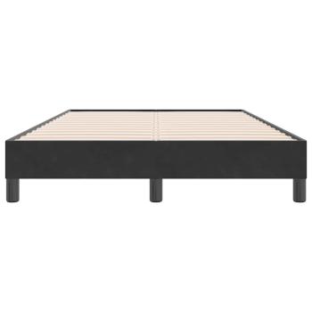 Boxspringbett ohne Matratze Schwarz 120x220 cm Samt