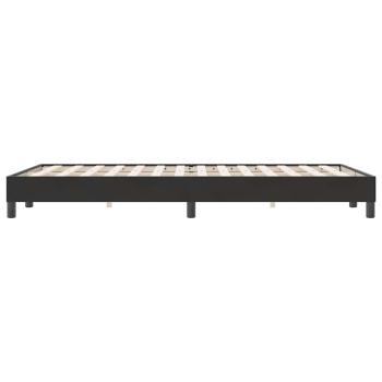 Boxspringbett ohne Matratze Schwarz 120x220 cm Samt