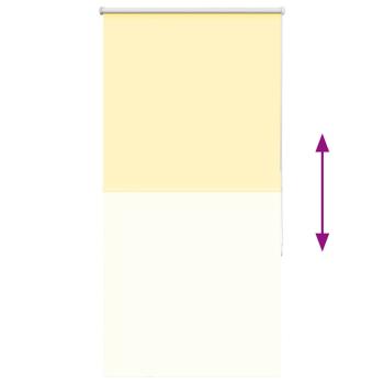 Verdunkelungsrollo Gelb 70x175 cm Stoffbreite 65,7 cm Polyester