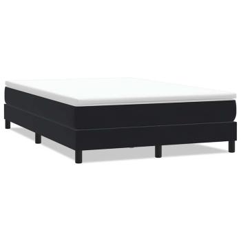 Boxspringbett ohne Matratze Schwarz 160x220 cm Samt
