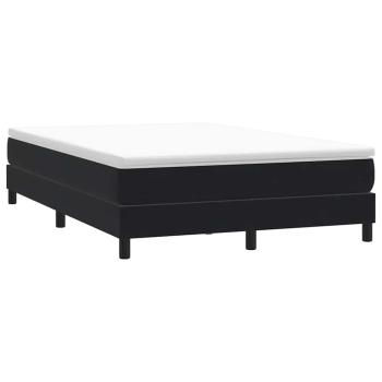 Boxspringbett ohne Matratze Schwarz 160x220 cm Samt