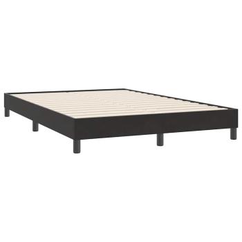 Boxspringbett ohne Matratze Schwarz 160x220 cm Samt