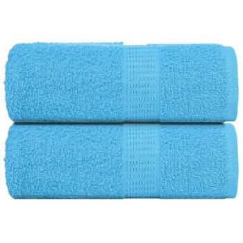 ARDEBO.de - Seiftücher 2 Stk. Türkis 30x30 cm 360 g/m² 100% Baumwolle