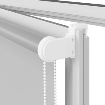 Verdunkelungsrollo Hellgrau 150x175cm Stoffbreite 146,6cm