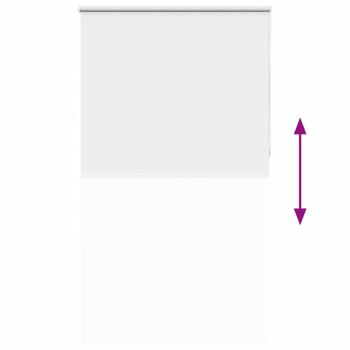 Verdunkelungsrollo Weiß 140x210 cm Stoffbreite 136,6 cm