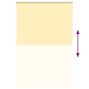 Verdunkelungsrollo Gelb 155x210cm Stoffbreite 151,6cm Polyester