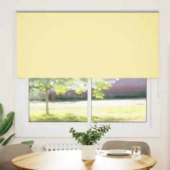 Verdunkelungsrollo Gelb 160x150cm Stoffbreite 156,6cm Polyester